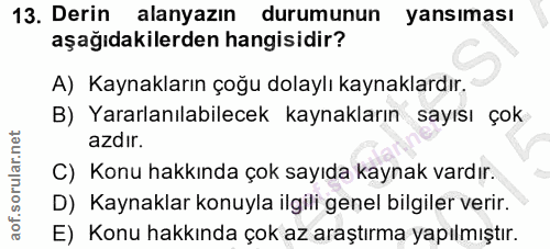Soru 13