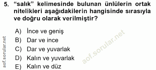 Soru 5