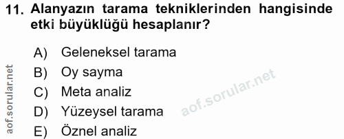 Soru 11
