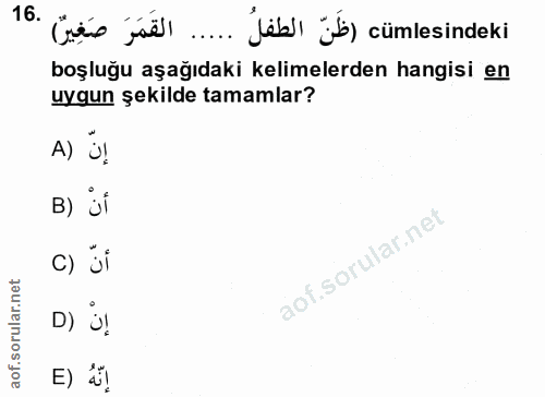 Soru 16