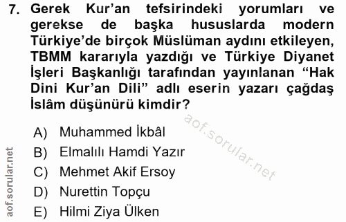 Soru 7