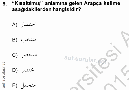 Soru 9