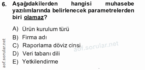 Soru 6