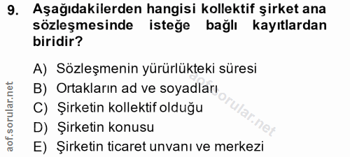 Soru 9