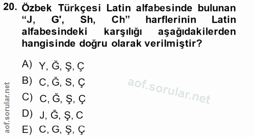 Soru 20