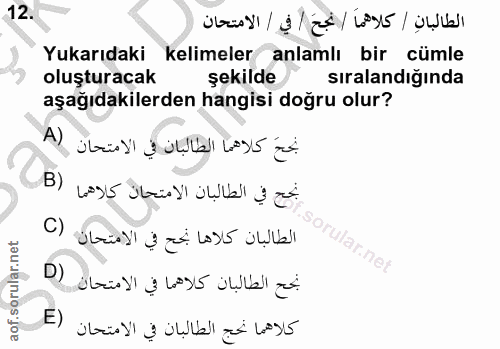 Soru 12