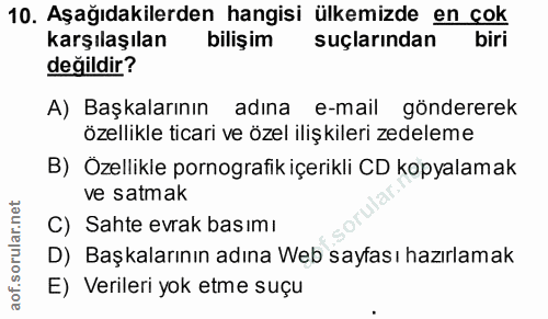 Soru 10