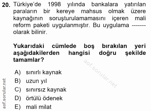 Soru 20
