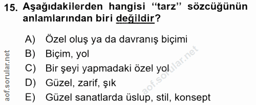 Soru 15