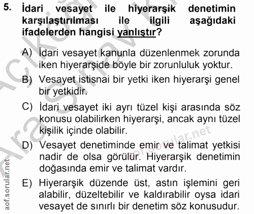 Soru 5