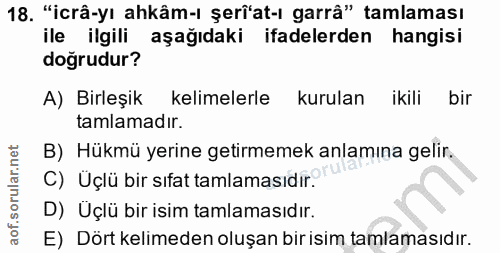 Soru 18