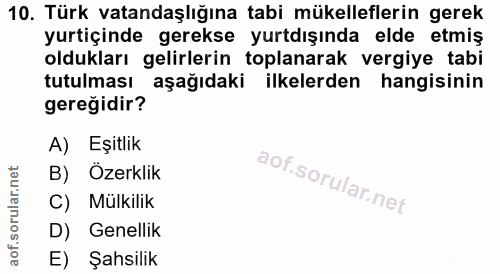 Soru 10