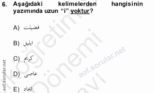 Soru 6