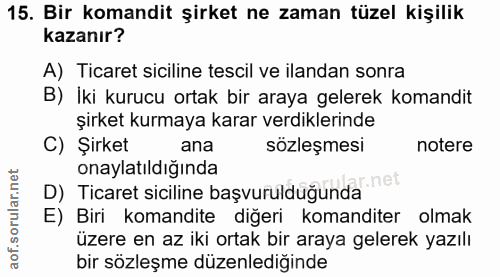 Soru 15