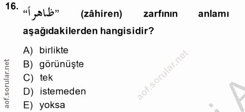 Soru 16