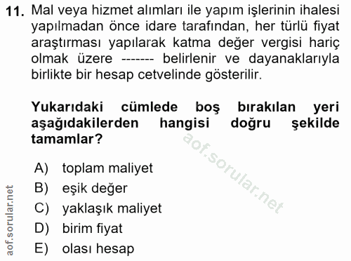 Soru 11