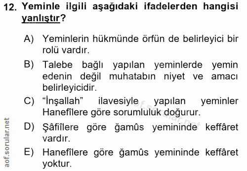 Soru 12