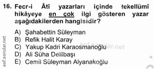 Soru 16