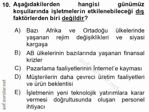 Soru 10