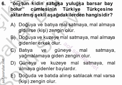 Soru 6