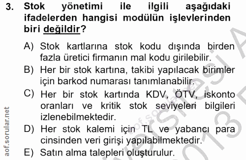 Soru 3