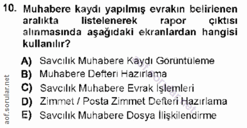 Soru 10