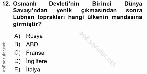 Soru 12