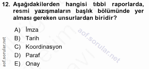 Soru 12