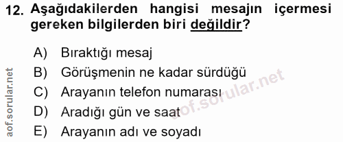 Soru 12