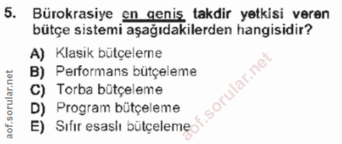 Soru 5