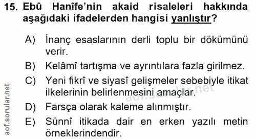 Soru 15