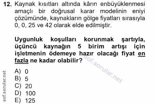 Soru 12