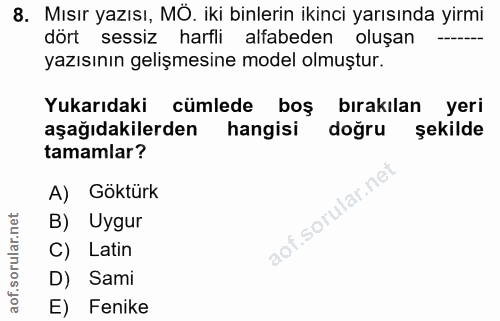Soru 8