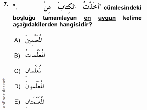 Soru 7
