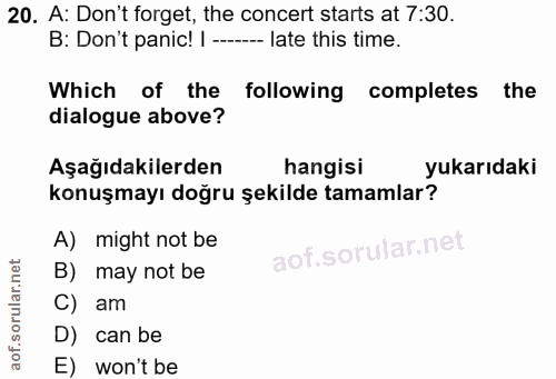 Soru 20