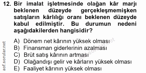 Soru 12