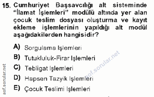 Soru 15