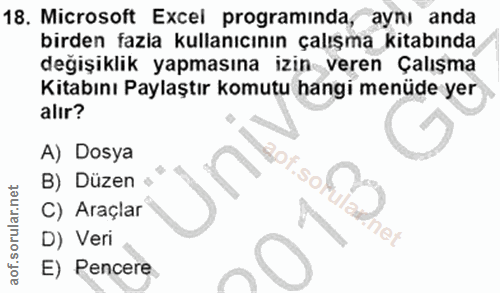 Soru 18