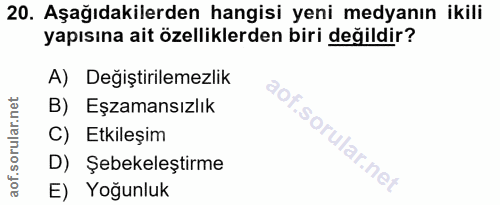 Soru 20
