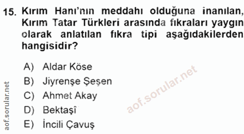 Soru 15