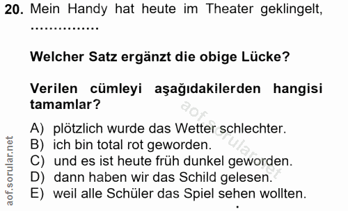 Soru 20