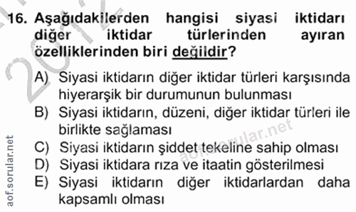 Soru 16