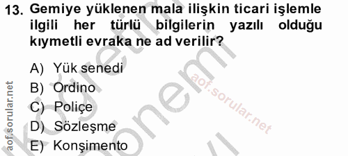 Soru 13