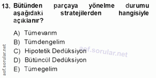 Soru 13