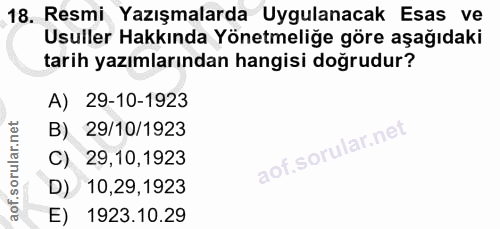 Soru 18