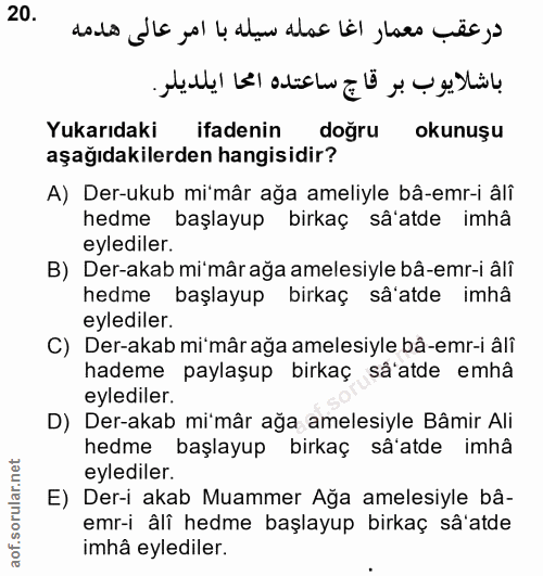 Soru 20