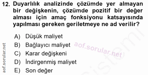 Soru 12