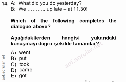 Soru 14
