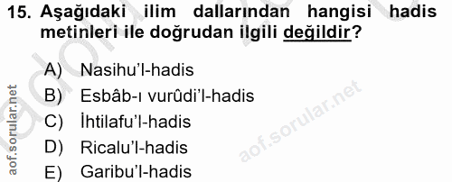 Soru 15