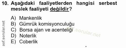 Soru 10
